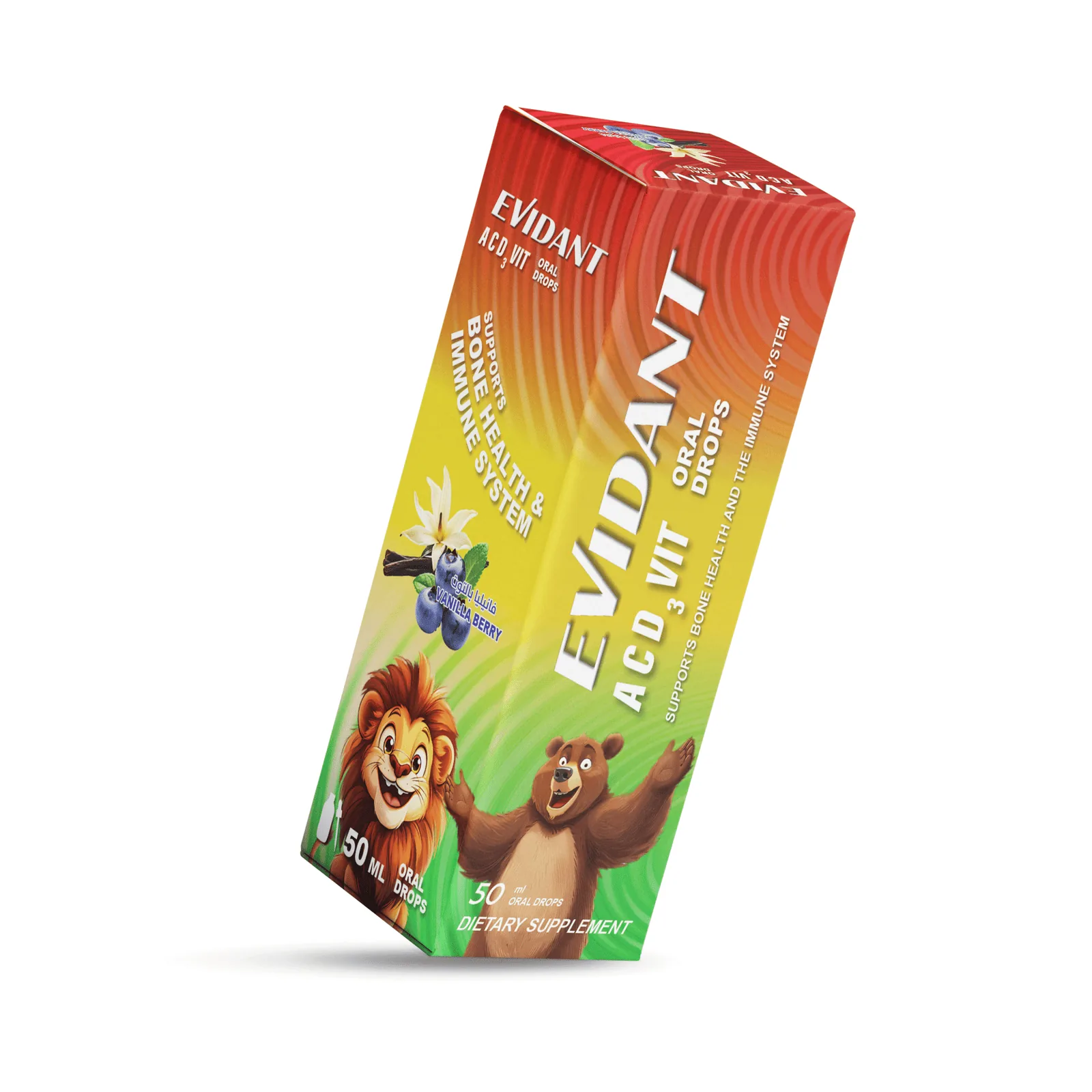 Evidant ACD3 oral drops 50 ml package